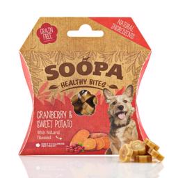 Soopa Vegansk Hunde Snack Cranberry & Sweet Potato Healthy Bites